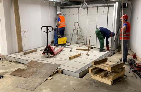 Chambre forte assemblage