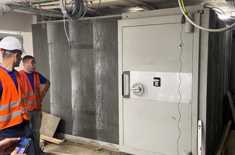 Chambre forte assemblage